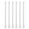 62KD 2/4/6/8/10Pcs Vertical Blinds Replacement Pull Rods with Hook and Handle for Door Window Curtain Shade Tilt Wand