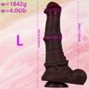 Alien Horse Sling Plus Large Soft Silicone Brown Simulation Horse Penis Female Masturbation Harem Adult Sex Toy