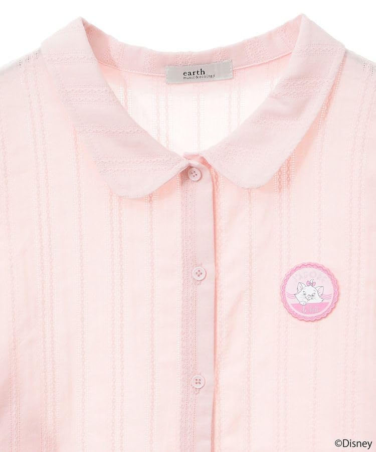 Music Casual Blouse for Pink [Earth & Ecology] Disney/Marie/Patch Women,