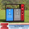 Vintage Outdoor High-End Trash Can for Parks, Hotels, and Antique-Style Communities