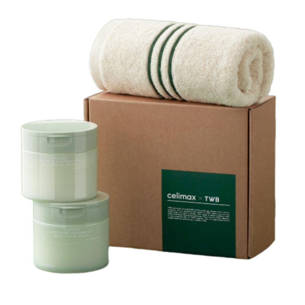 

Cellimax Очищающие пэды-ластики 60 штук (2 упаковки) & Полотенце TWB