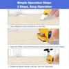 2 In 1 Manual Glass Ceramic Cutter With Precision Diamond Blade, Ergonomic Handle, Safety Lock, Extra Blades And Tips For DIY Tile Installation Work