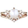 Luxury Ins New High-value Pearl Ring Female Ice Queen Big Pearl Design High-end Jewelry Ring