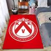 Red Shield Emblem Design suitable as a non-slip mat for the living room or bedroom sofa
