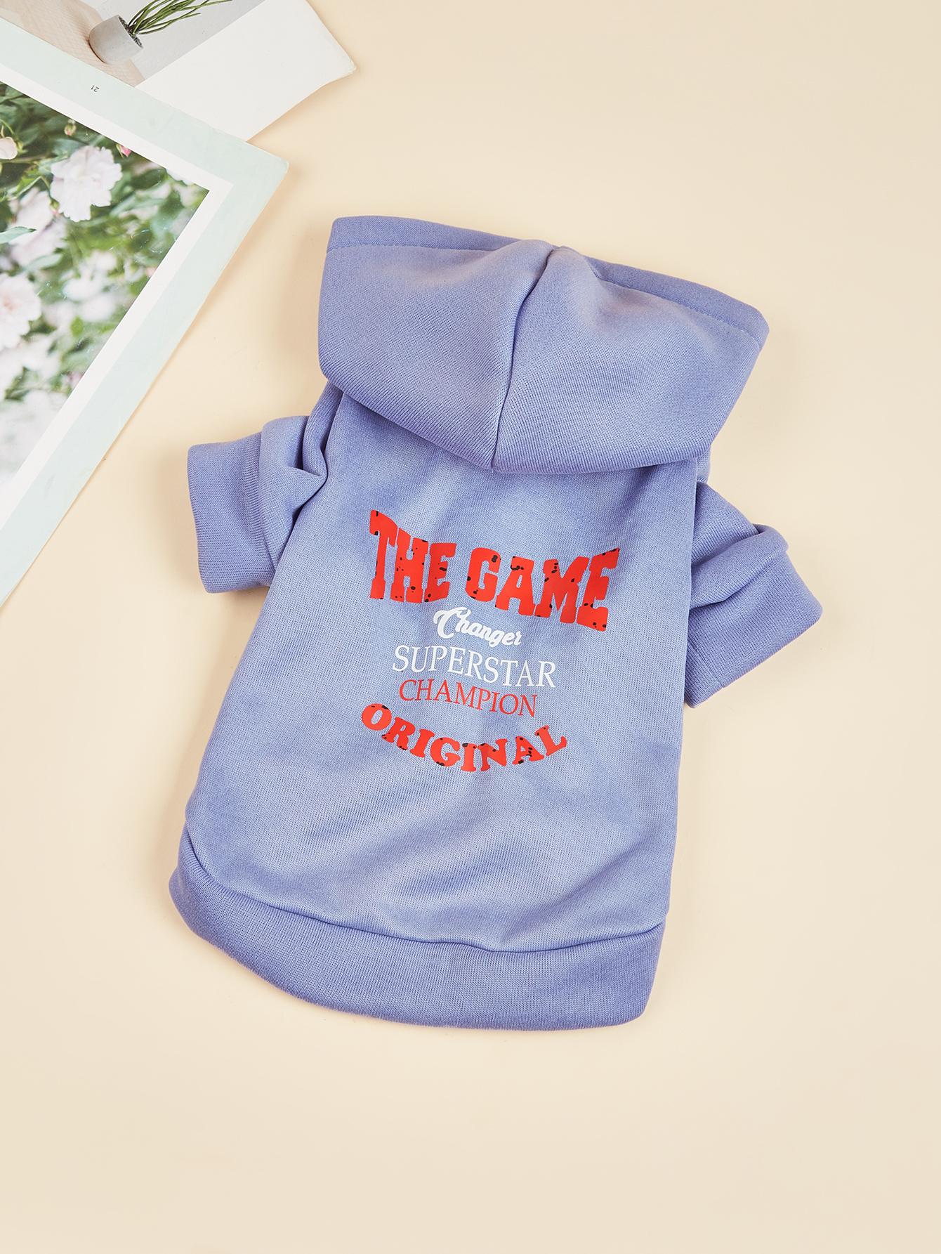 

Dog Hoodies Puppy Clothes with Letters Printed Sweatshirts for Small Medium Dog Cat Soft and Comfort Shirts Dog Pajamas Outfit P XS（old） фиолетовый