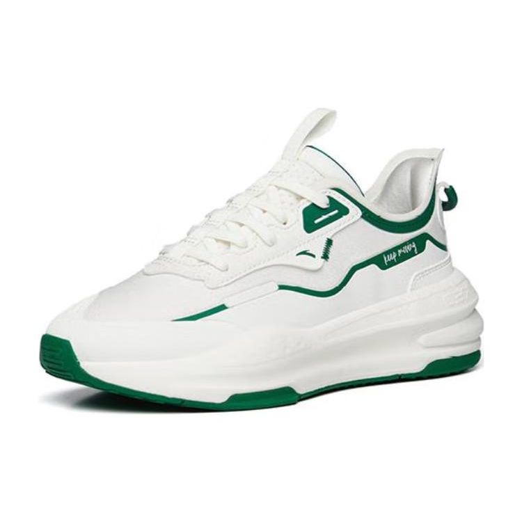 Anta Série C37 Chaussures de sport décontractées basses confortables antidérapantes absorbant les chocs Femme sneaker Blanc Vert 922238037-12