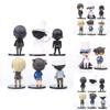 Detective Conan And Kid The Phantom Thief Pvc Models Figure With Assembly For Car Decor And Gift Ideas