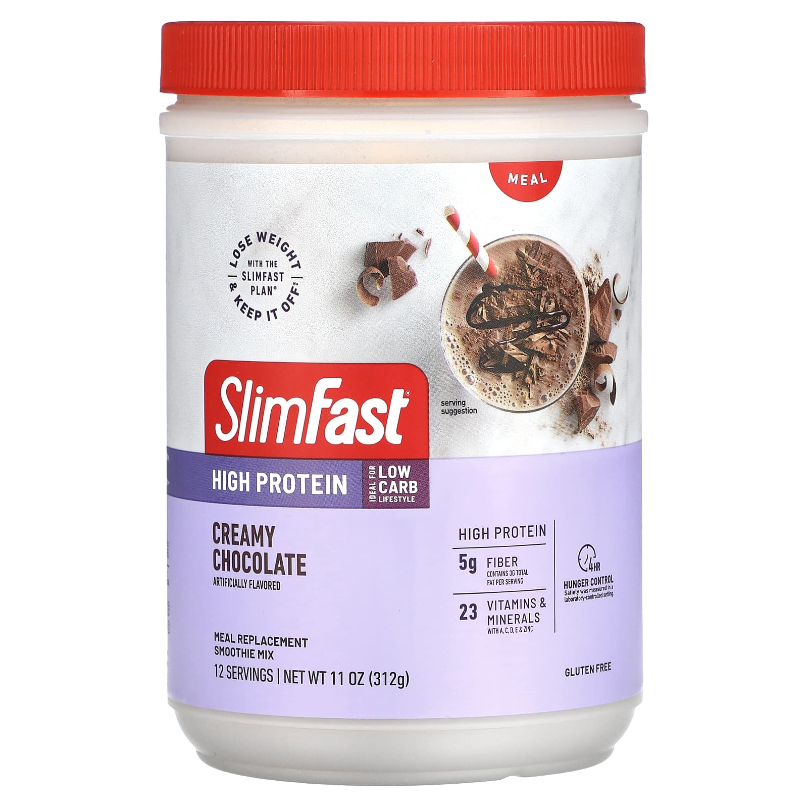 

High Protein Meal Replacement Smoothie Mix, Creamy Chocolate, 312G (11Oz)