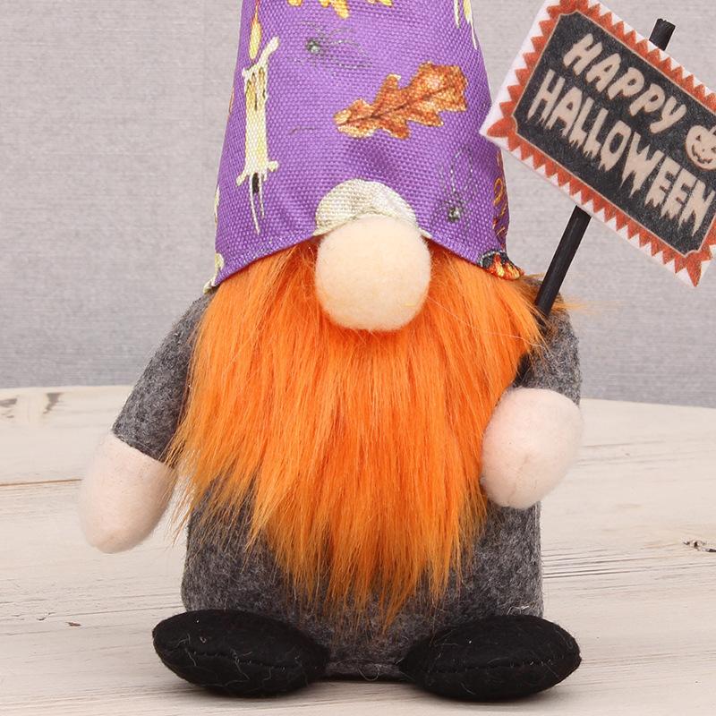 Halloween decorations Standing Faceless Doll Dwarf Rudolph Goblin Doll Ghost Festival atmosphere decoration