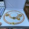 Versatile Five-Piece Natural Freshwater Pearl Necklace Set for Women