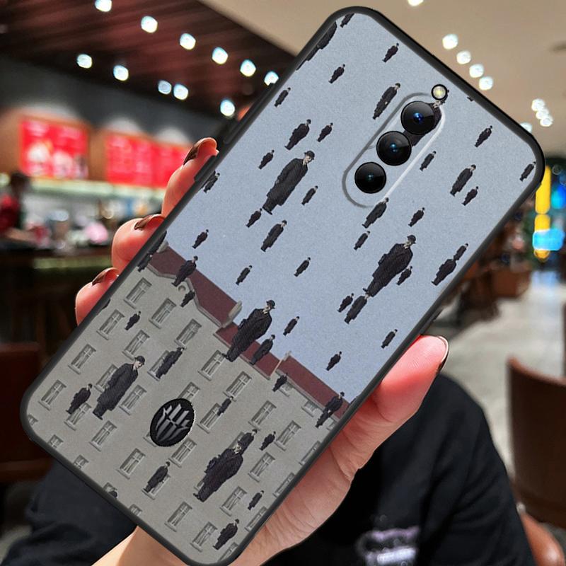 Rene Magritte Art Case For ZTE Nubia Red Magic 10 Air 7 6S 7S Pro Red Magic 11 10 9 8 8S 9S 10S Pro Plus Cover