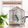 Large Bird Cage for Parrots Finches Mynahs Spacious Aviary with Complete Accessories Home Use Flight Habitat Included Bird Nest