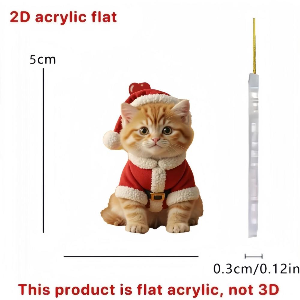 Holiday Decoration Colorful Acrylic Hanging Craft Christmas Tree Decoration Beautiful Christmas Tree Ornament For Decoration