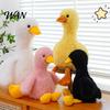 Christmas Gift for Children Fluffy Duck Goose Stuffed Animal Plush Toy, Soft Duckling Doll, PP Cute Toy Cotton Filling, Nursery Decor, Baby