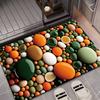 60*90cm Pebble-patterned Diatom Mud Floor MATS, Dirt-resistant and Wear-resistant Floor MATS, Bathroom Water-absorbing and Anti-slip Foot MATS MIT