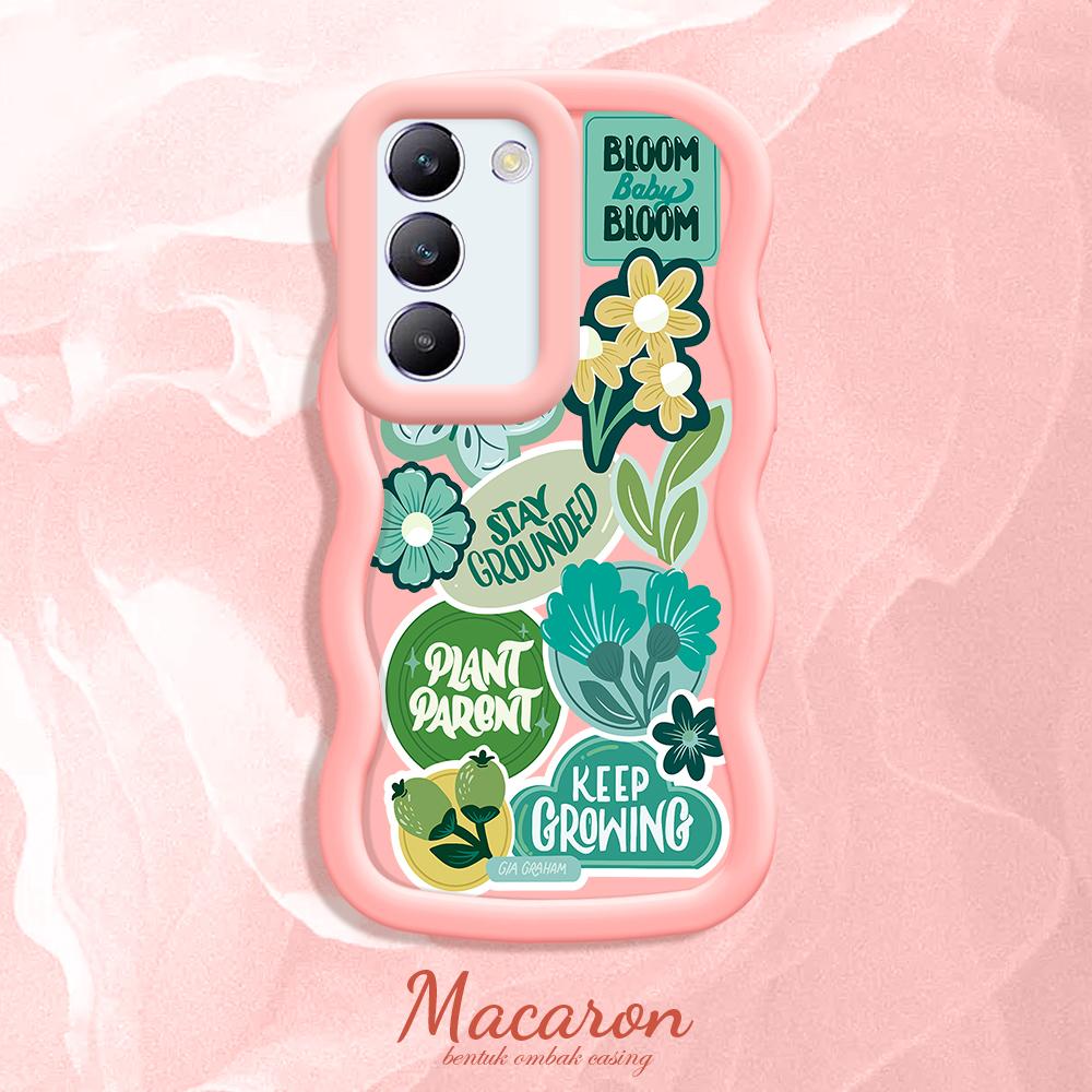 

Окрашенный узор Big Wave Edge Мягкий силиконовый материал Macaron чехол для телефона противоударный защитный резиновый чехол для OnePlus Vivo Motorola Moto Vivo Y20