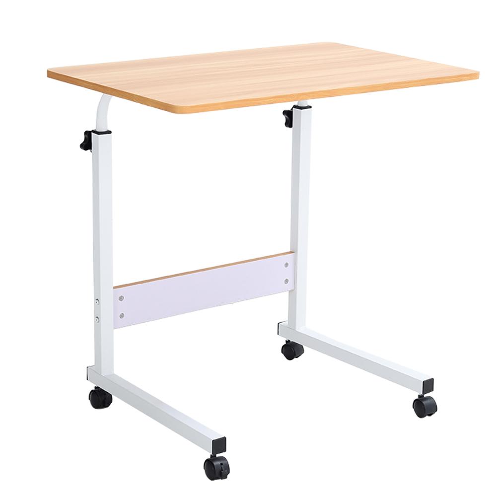 Height Adjustable Mobile Side Laptop Desk with Wheels Foldable Overbed Bedside Table Shipped from UK