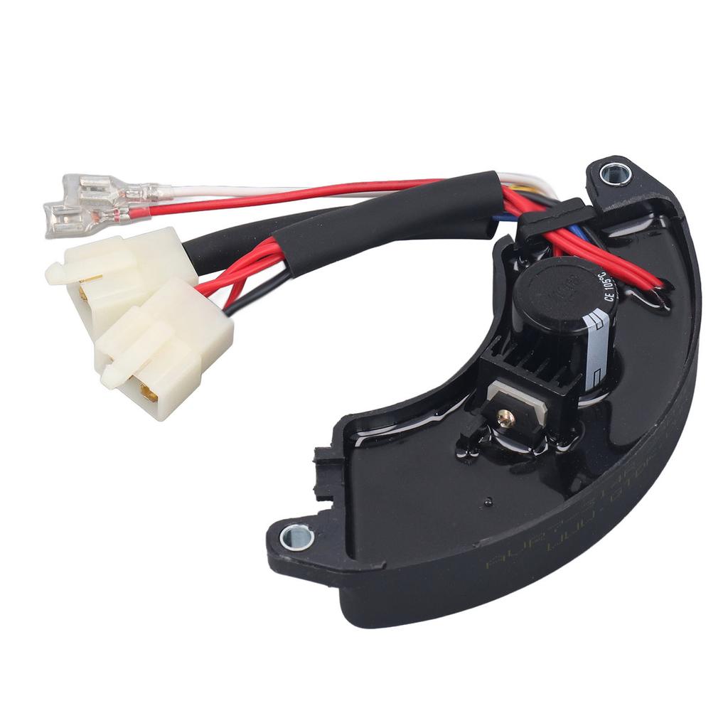 Generator Automatic Voltage Regulator 3 Phase 8 Wire ABS Shell 400V 220UF Capacitor AVR Voltage Regu