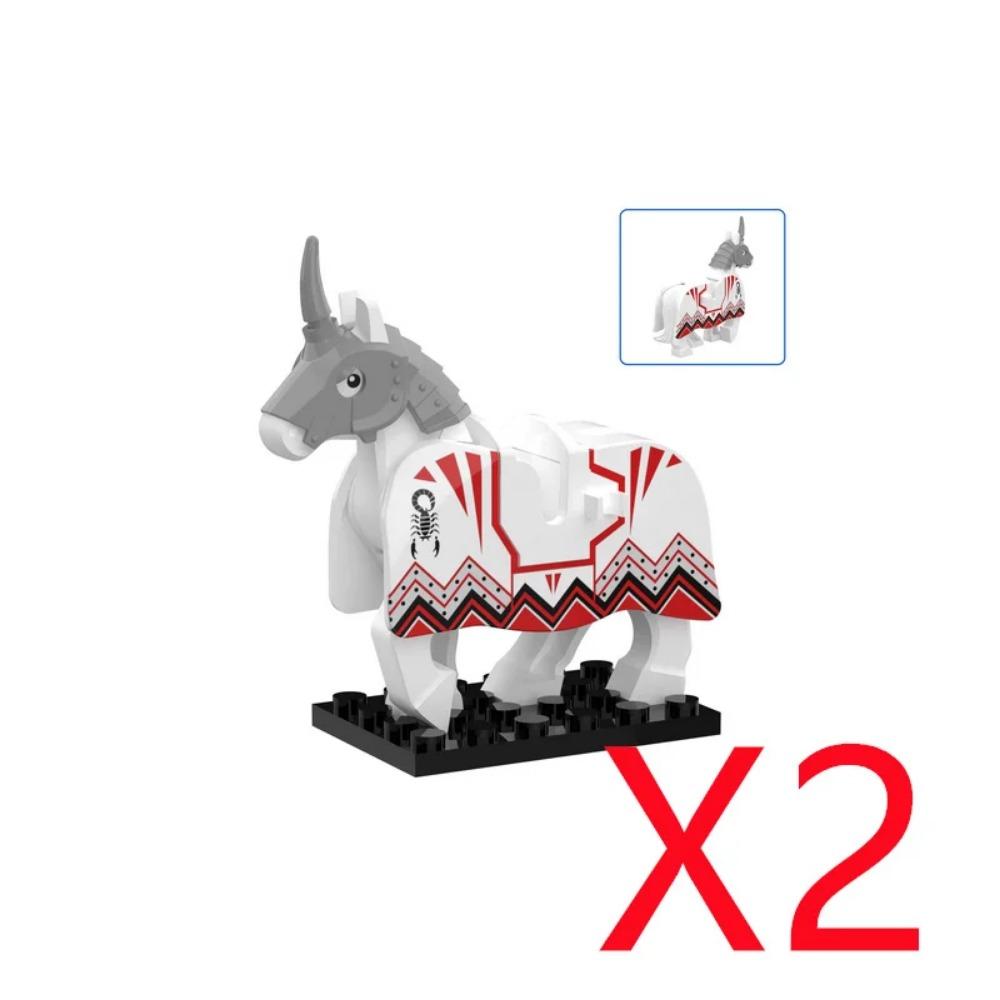 

3-8СМ Строительная игрушка Средневековая военная архитектура Строительные блоки Персонаж Рыцарь Боевой конь Щит Конь Веревка Седло Креативные аксессуары Подарок Игрушка