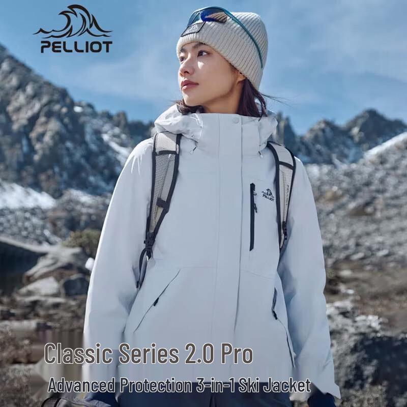

Pelliot Women s Outdoor Breathable 3-in-1 Fleece Lined Jacket L