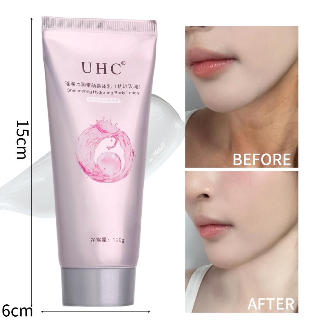 100g Brighting Skin Tone Moisturizing Body Lotion Long-Lasting Hydration Refreshing Whitening Body Lotion Easy To Apply Makeup