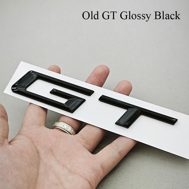 3D ABS Car Letter Rear Trunk Badge Auto GT Logo Emblem Decals For BMW GT 320i 330i 340i 528i 535i 630i 640i Exterior Accessories