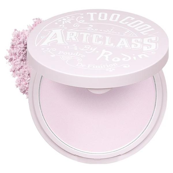 Too cool for school Artclass By Rodin Finish Setting Pact (4g) – Milky Violet Tone-Up Powder for Oil Control, Korean