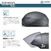 Capacete de motocicleta LEAD Jet SERIO Meio capacete com escudo preto fosco RE40 tamanho único -
