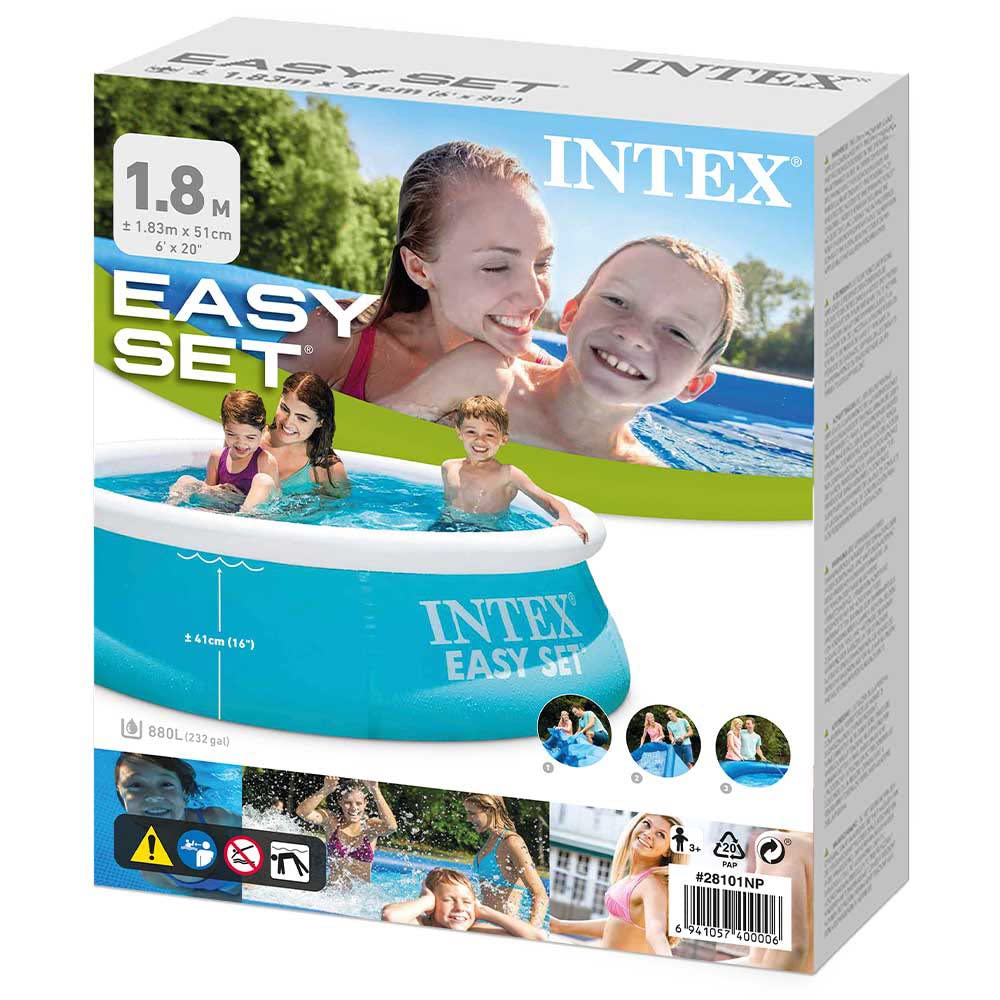 INTEX Easy Set Pool, Round, Blue, 183 x 51 cm, 28101