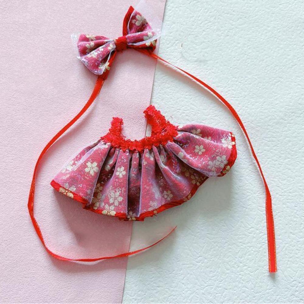 Shawl 20CM Cotton Doll Clothes New Year's Clothing Plush Toys Clothes  Plush Doll