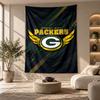 Decorative Tapestry,Green Bay Packers Printed Wall Art, Lightweight Wall Hanging For Bedroom Background