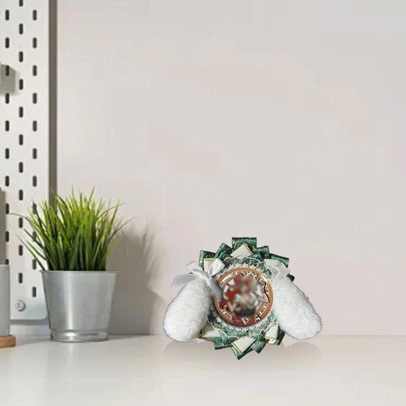 1PC Secondary Peripherals Original Barking Tray Ins Wind Fabric Puppy Badge Decoration Bottom Bracket Small Capacity Multi-Colour