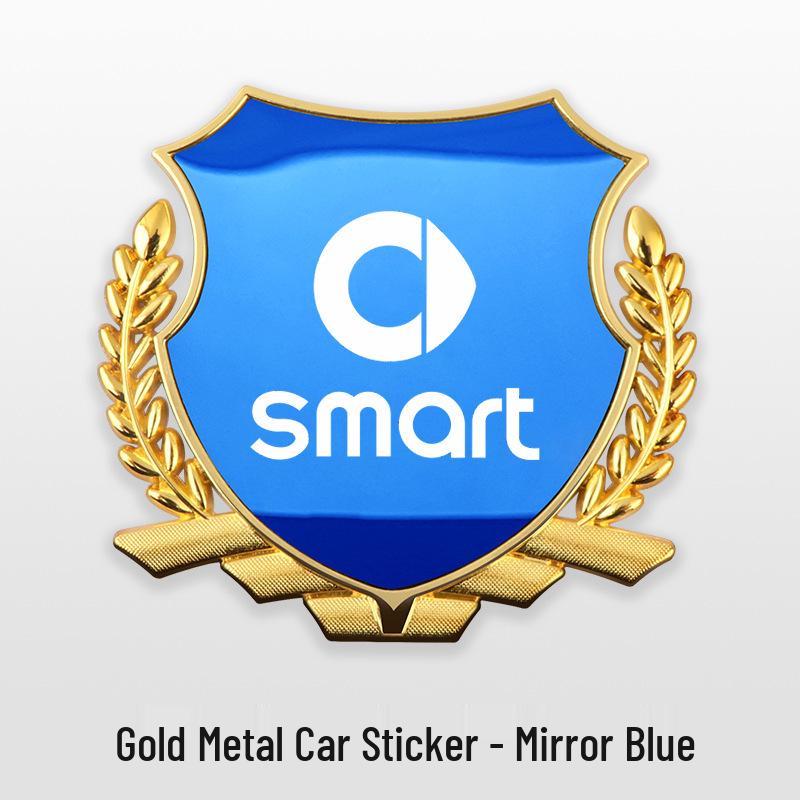 Smart Fortwo/Forfour Elf #123 Wheat Ear Side Emblem Metal Sticker