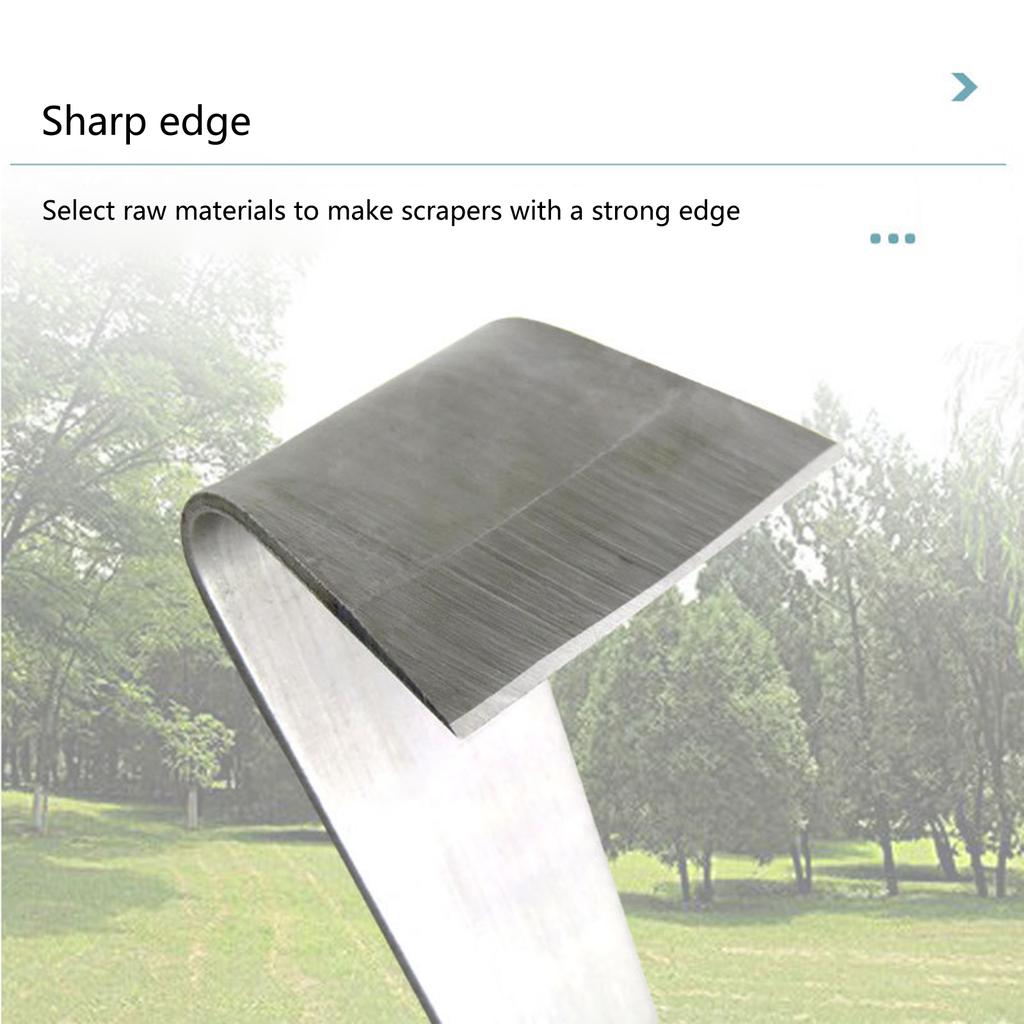 Bark Spud Instrument de decojit Bușteni de curățat Instrument de îndepărtare a scoarței Păritoare de fisuri pentru terasa, iarbă, curte, instrument de mână pentru prelucrarea lemnului