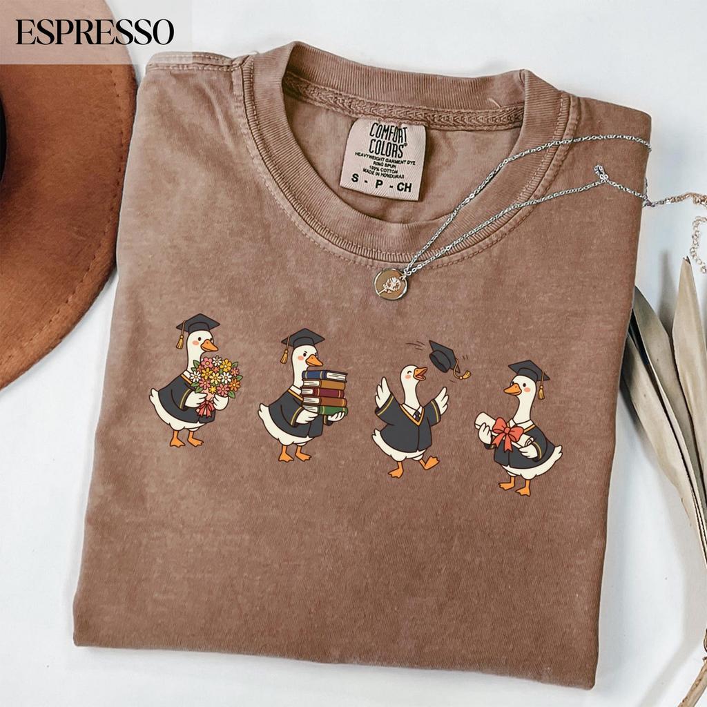 Comfort Colors® Graduate Goose Shirt, Class of 2026 Shirt, Funny Graduation Gift, Silly Goose Grad Tee, High School College Grad Top