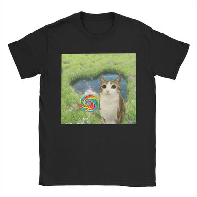 Dreamy Meowl CatOwl Cute Men T Shirt  Vintage Tees Short Sleeve Crew Neck T-Shirts 100% Cotton Plus Size Clothing