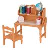 Sylvanian Families Furniture Desk ST Mark Ages 3 and Toy Sylvanian Epoch [Study Set] Ka-318 Certified, Up, Dollhouse, Families,