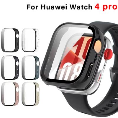 Glas+Hoesje voor Huawei Watch Fit 4 Pro Accessoires Gehard Schermprotector Frame Bumper Cover voor Huawei Watch Fit 4 Pro Hoesje