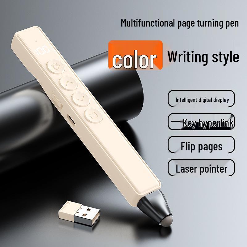 Smart Touchscreen Pen: Multimedia Page Turner for Teaching & Business, Long Battery Life, Plug & Play