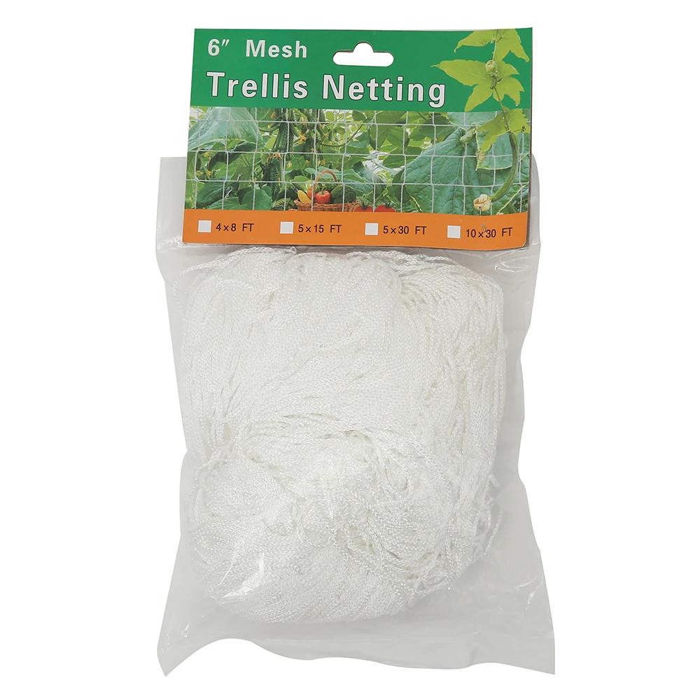 

10-метровая сетка для вьющихся растений из прочного полиэстера, сетка-решетка для бобовых растений, опора для виноградной лозы, ограждение для гидропонной сетки, аксессуары