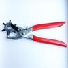 9-inch Leather Belt Hole Punch Pliers with Dipped Handle – Eyelet and Waist Belt Hand Tool