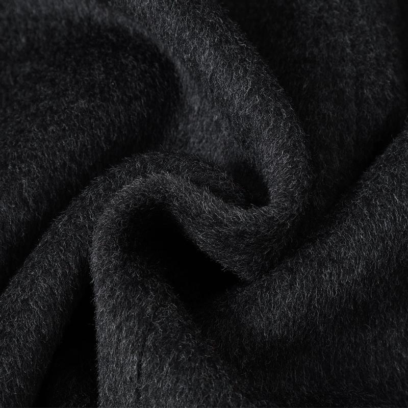 Middle Age Women's Long Wool Coats and Mixtures Plus Size Autumn Outerwears Elegant Loose Lady Jackets