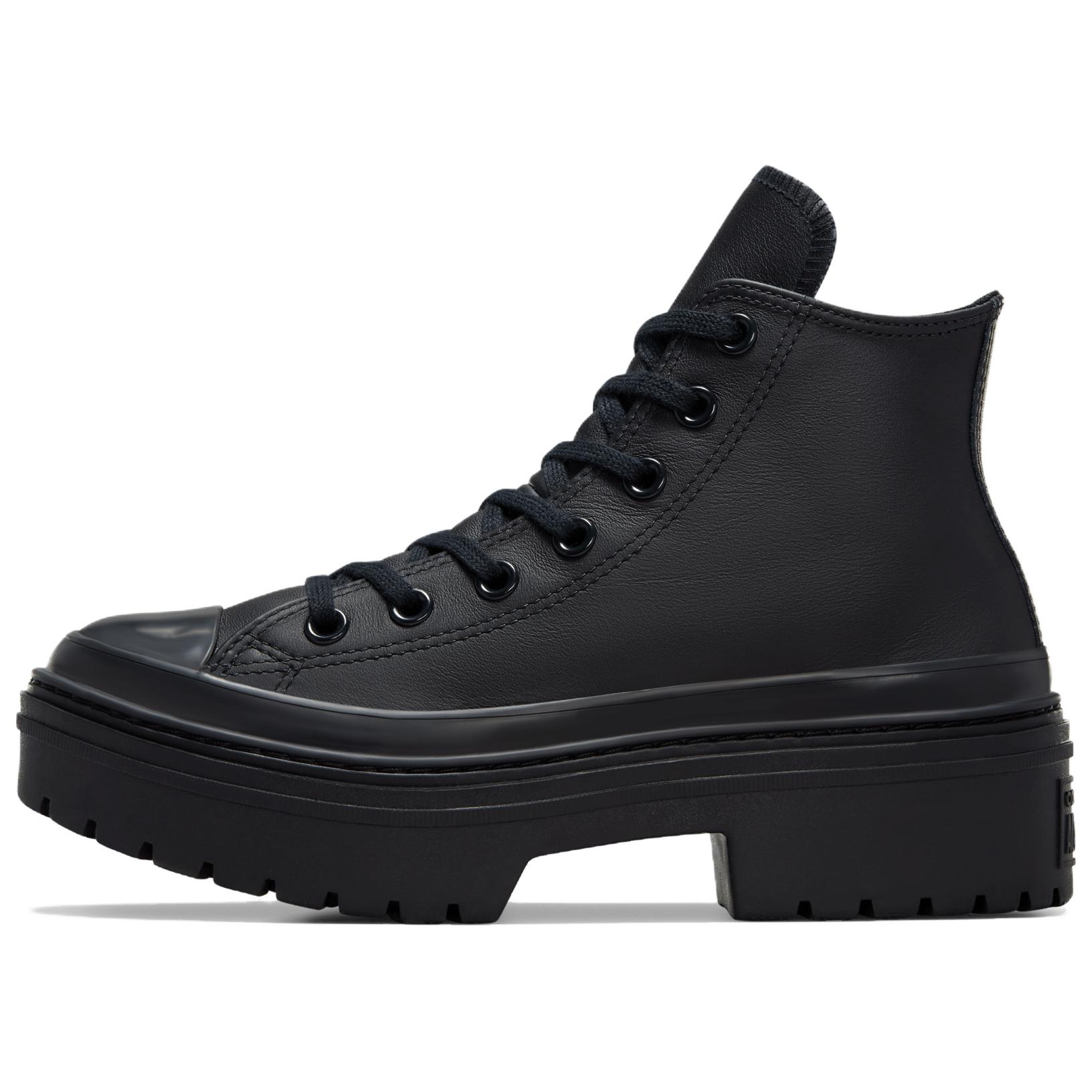 Новые женские Converse Chuck Taylor All Star Lugged Heel Platform Hi Black A10369C 35