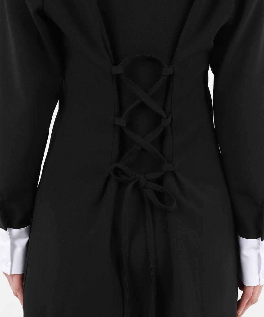 Catharsis Corset Collar Dress Black One Size