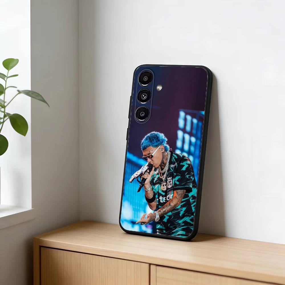 Blessd Cantante Rapper Phone Case For Samsung Galaxy A20,21s,22,31,32,52,53,72,73,80,91 Soft Black Shell