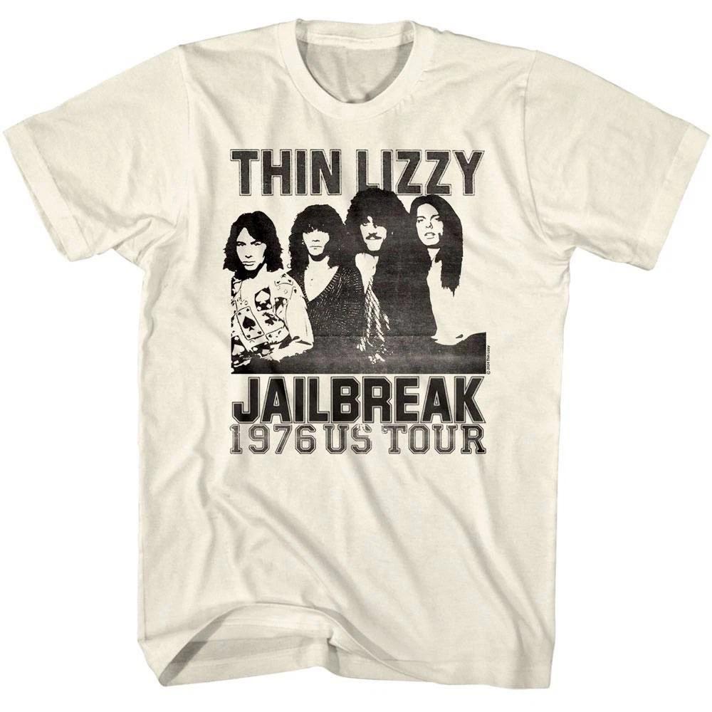 Мужская футболка Thin Lizzy Jailbreak 1976 US Tour XL