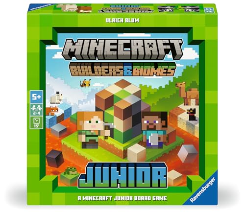 Ravensburger Minecraft: Builders & Biomes Junior 24705 9 [Board Game/Minecraft] Ages 5+