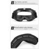 One-Piece Detachable Riding Mask - Windproof, Sandproof, Wide Vision & Comfortable Breathable for Off-Road Use
