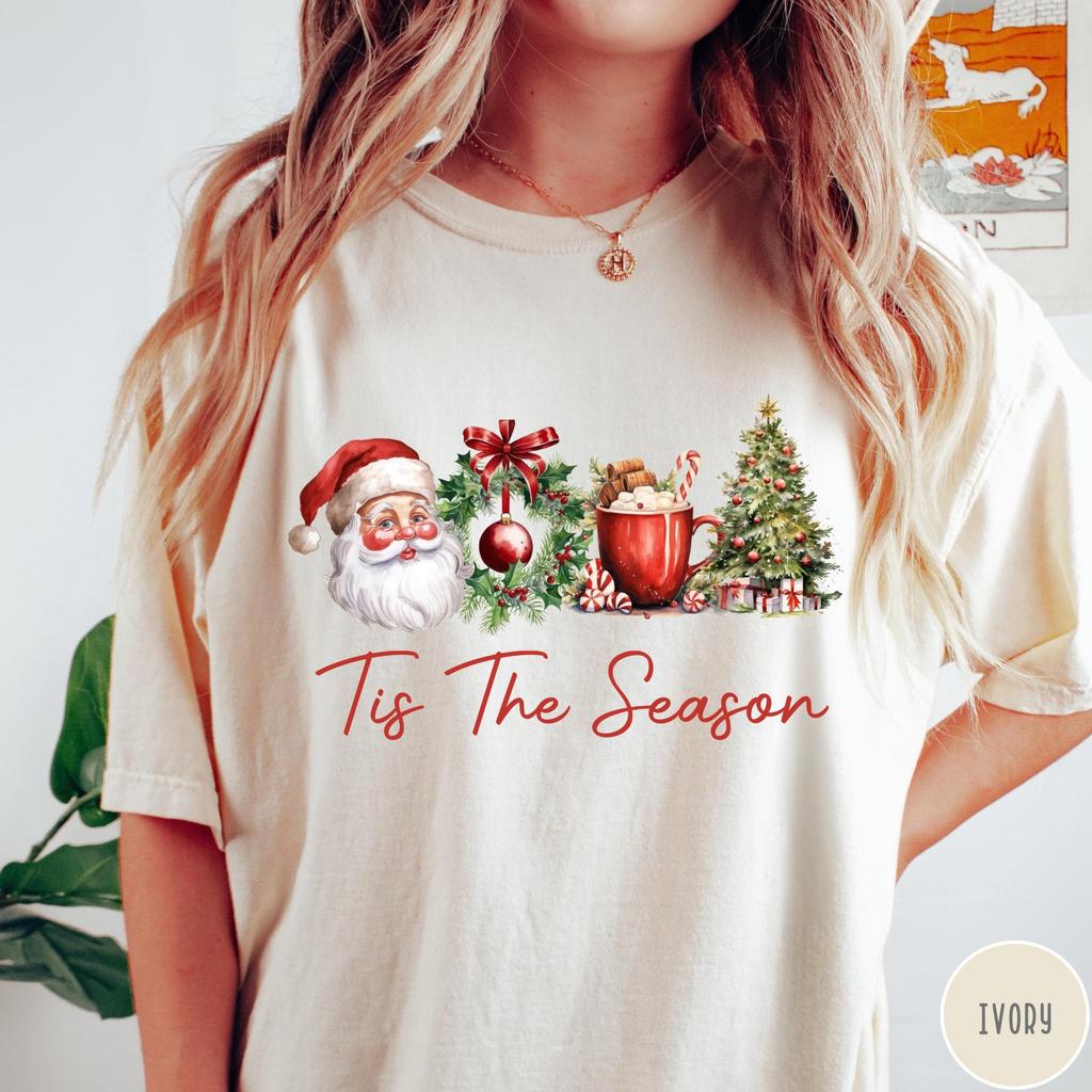 Tis the Season Shirt - Retro Christmas T-Shirt