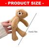 Adorable Plush Bear Hair Clip For Women Girls Soft Animal Design Hair Accessory For Daily Wear Party Photography